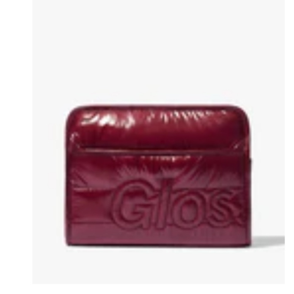 Glossier puffy makeup bag limited edition